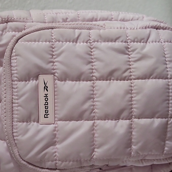 Reebok Pink Quilted Backpack with Plush Design - Picture 2 of 6